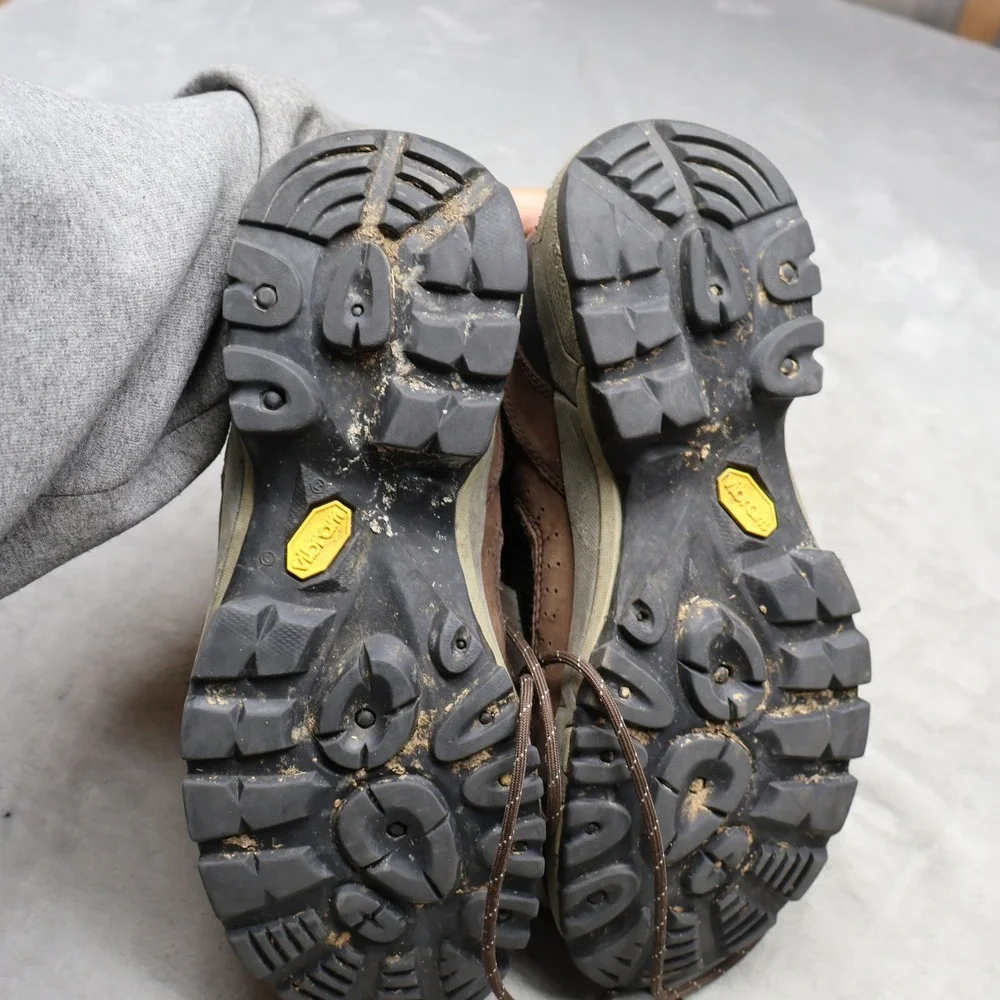Vasque Mens 10.5M Hiking Boots Brown Breeze‎ 2.0 Mid Gore Tex Rain Trail Trek